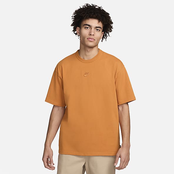 Orange Tops T Shirts. Nike